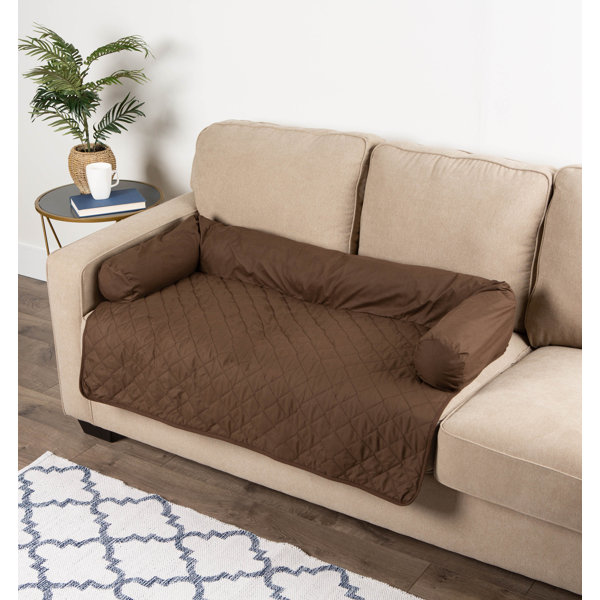 Red Barrel Studio® Aolany Bolster Pet Sofa Slipcover & Reviews Wayfair